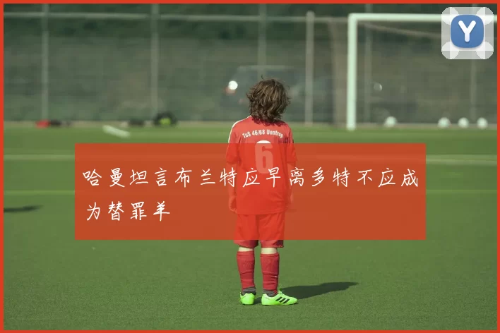 哈曼坦言布兰特应早离多特不应成为替罪羊